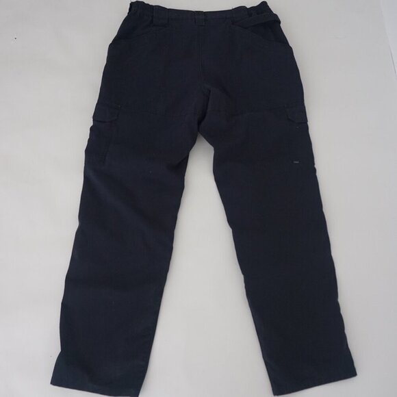 5.11 Tactical Navy Multi-pocket Utility Range Elastic Waist Relaxed Pants 38x34 - Picture 1 of 16